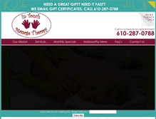 Tablet Screenshot of intouchmassage.info